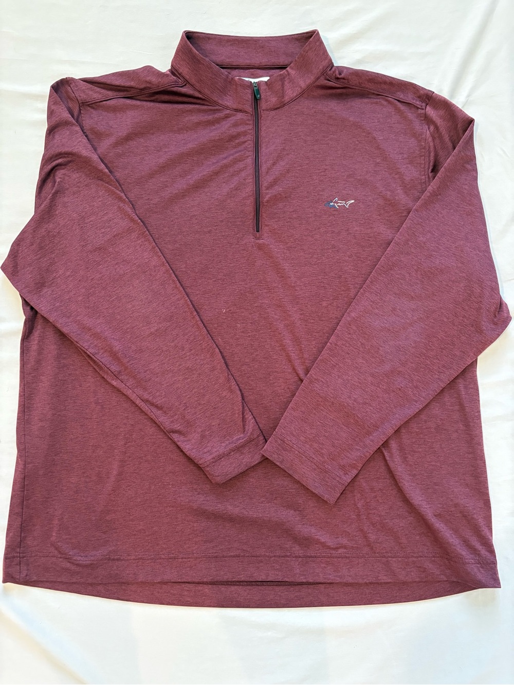 Greg Norman Men’s XXL Maroon 1/4 Zip Performance Golf Pullover